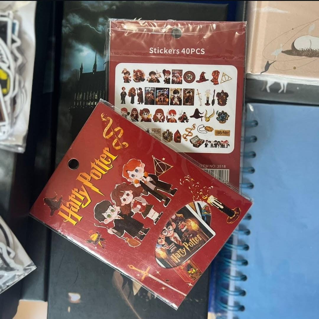 STICKERS SOBRE ROJO HP