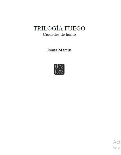 Libro "Ciudades de humo"-Joana Marcús