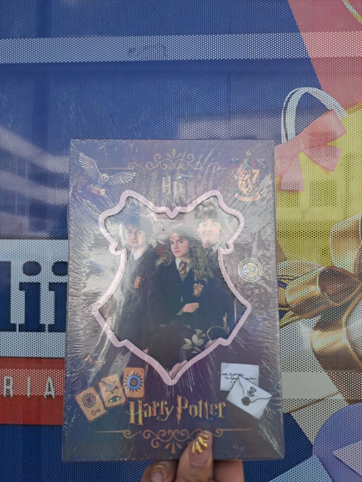 libreta con iman harry potter