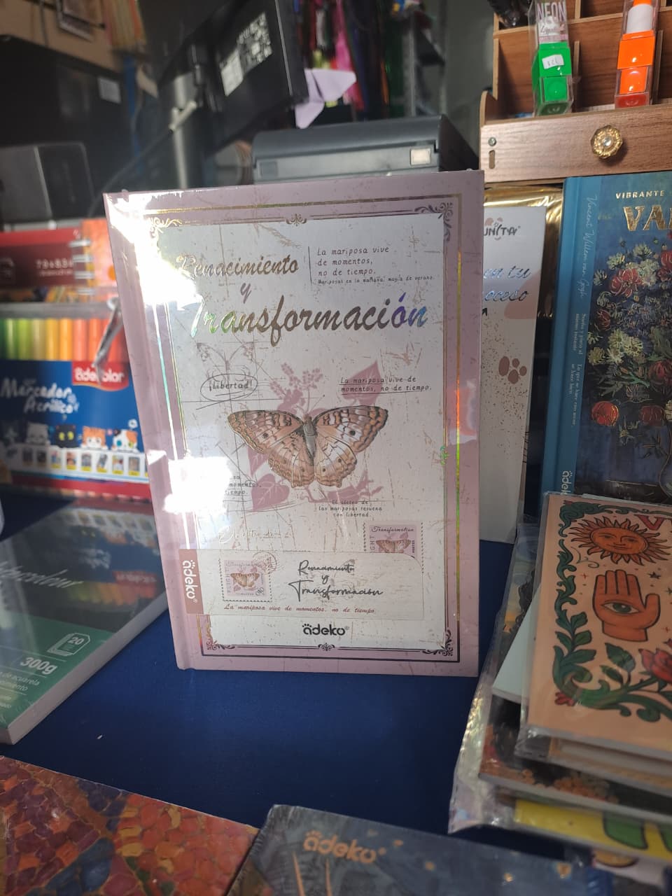 libreta de mariposa