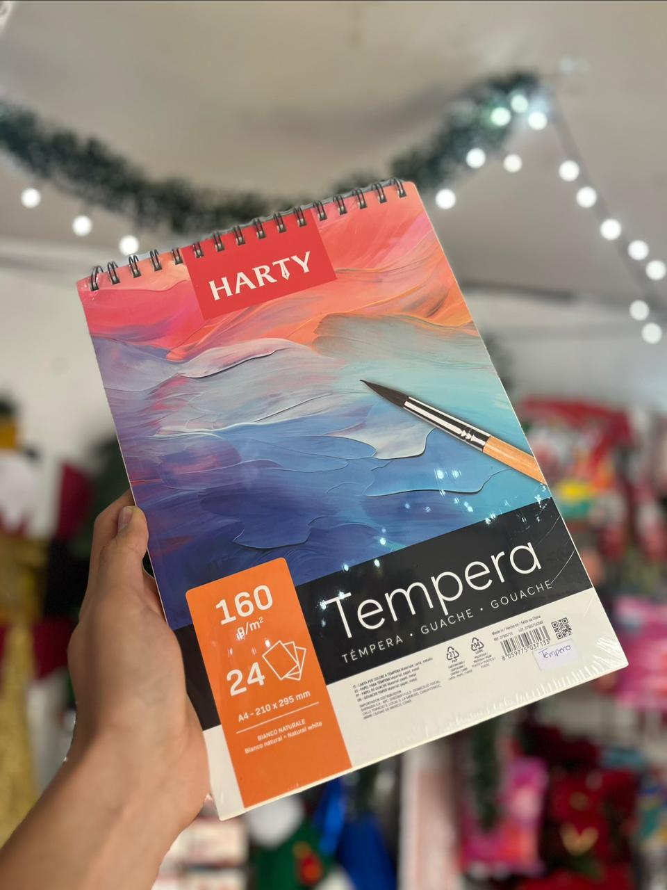 BLOCK HARTY TEMPERA 160 GR