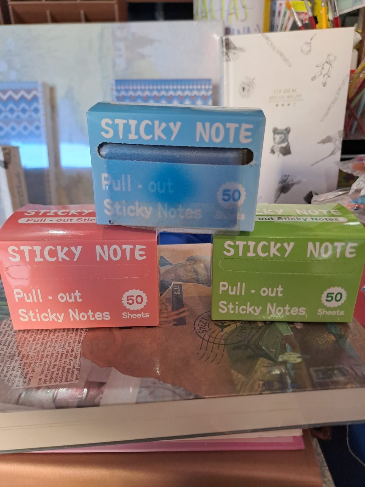 sticky notes