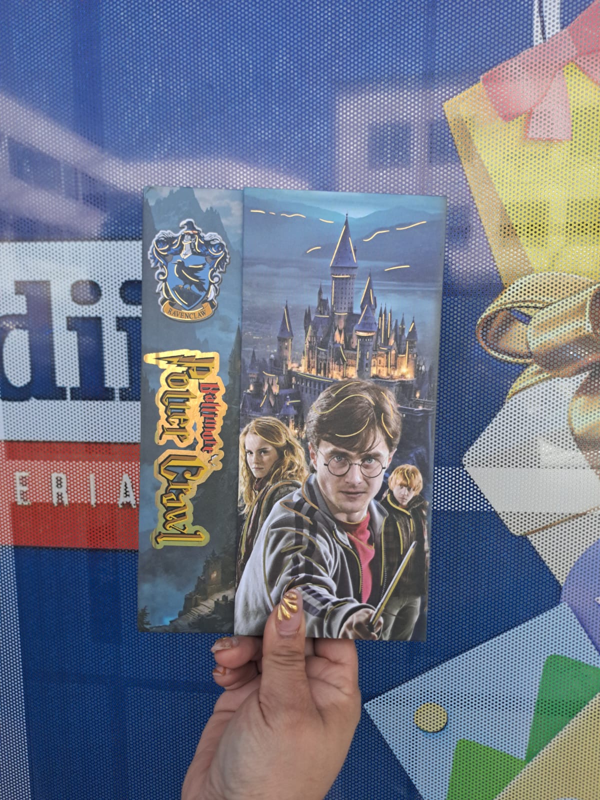 libreta con iman harry potter