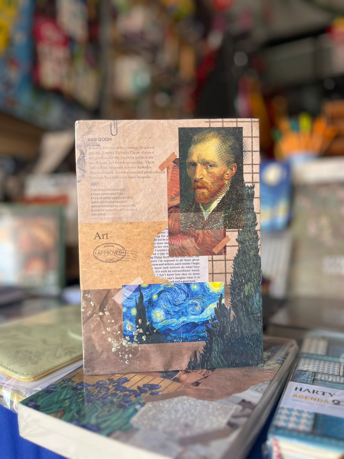 Libreta Van Gogh collage