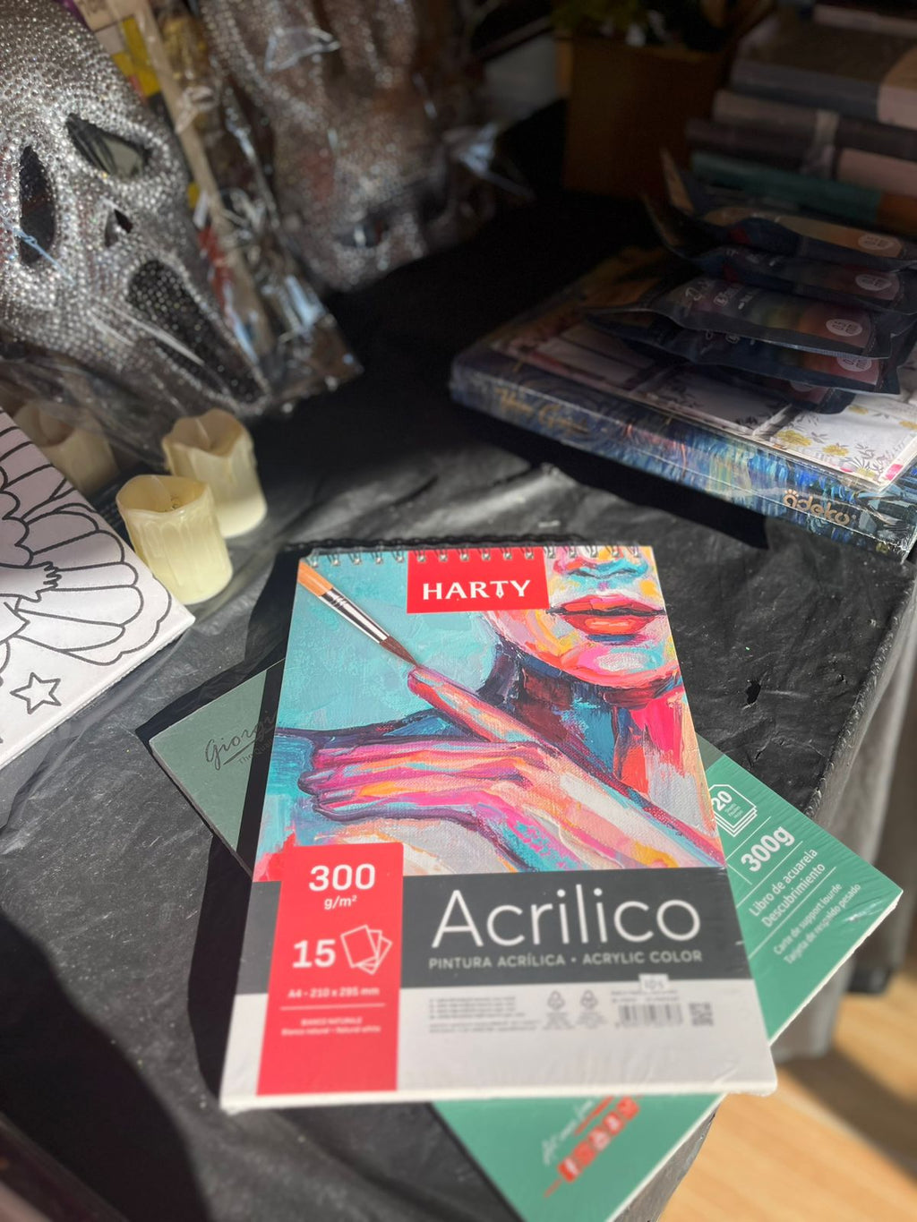 Libreta Acrilico 300g