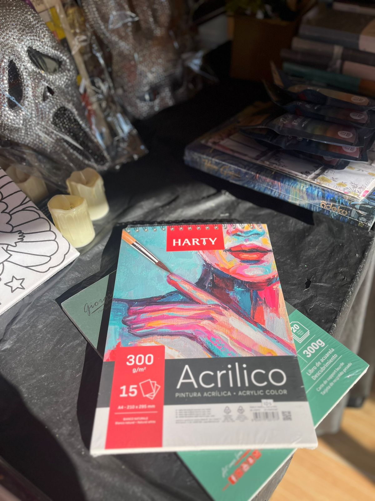 Libreta Acrilico 300g