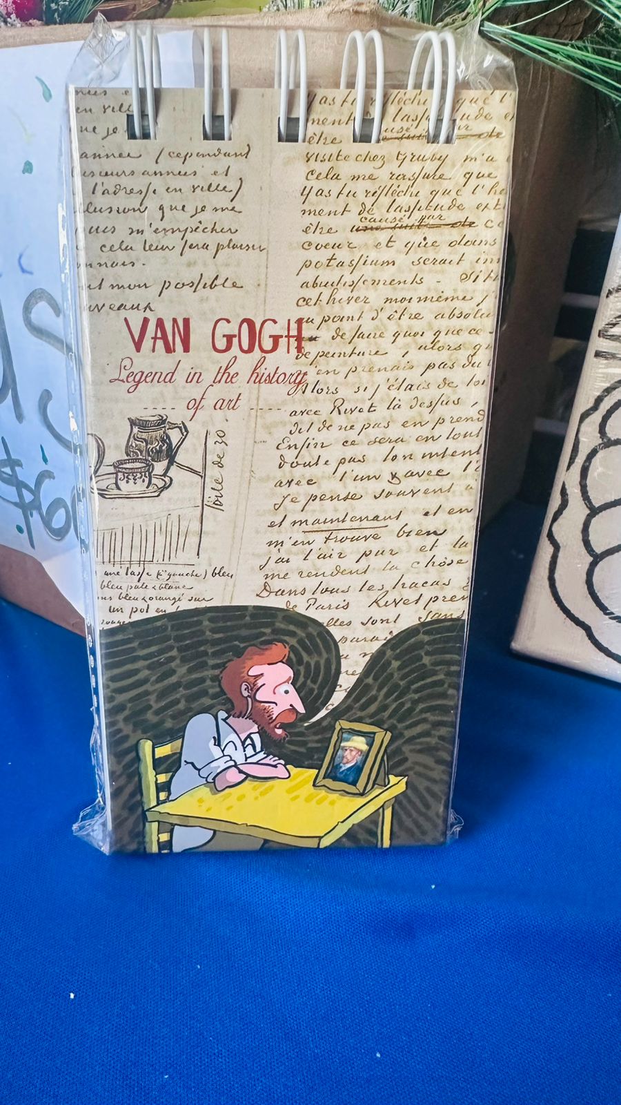 Libreta pequeña rayada Van Gogh