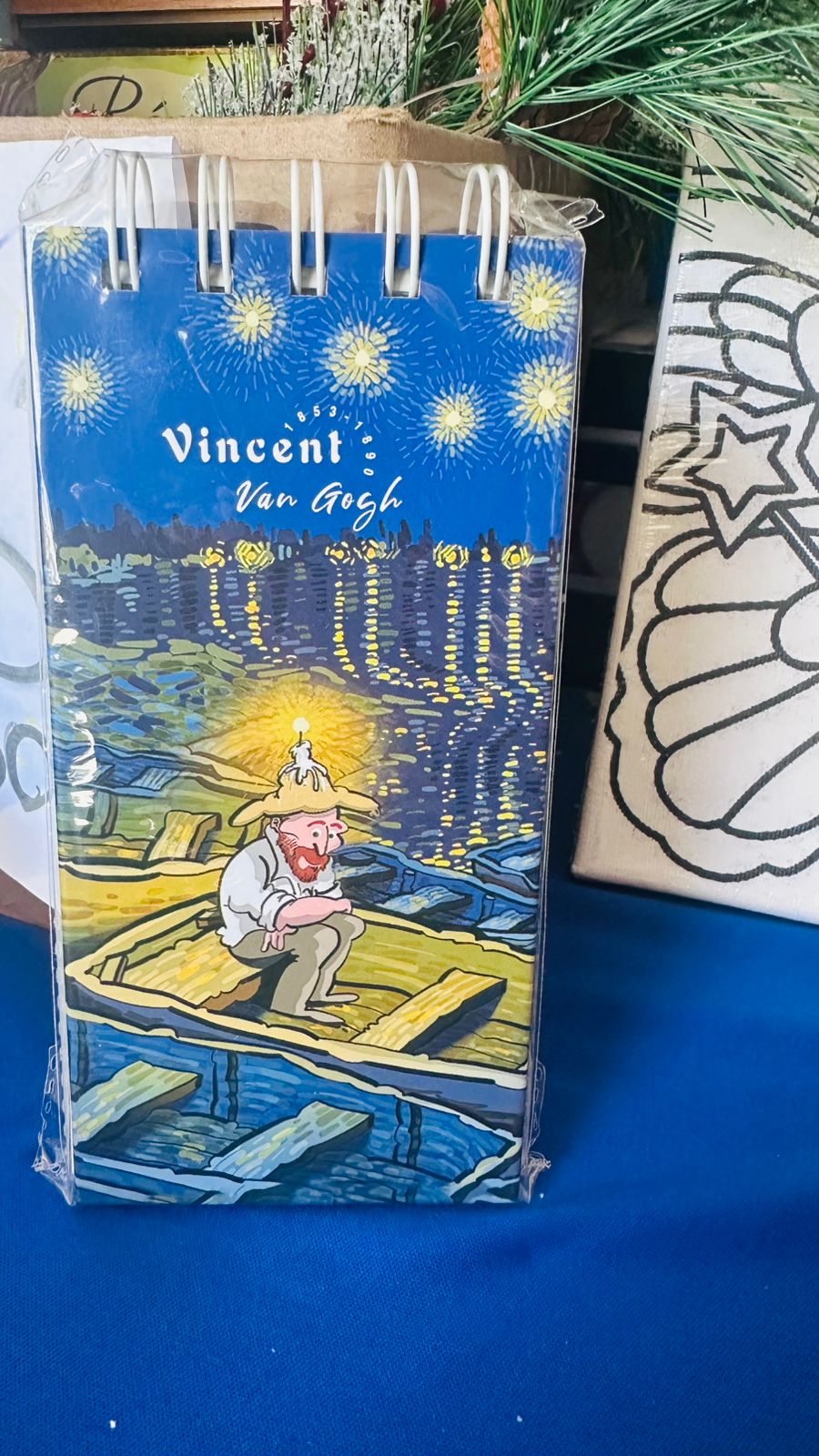 Libreta pequeña rayada Van Gogh