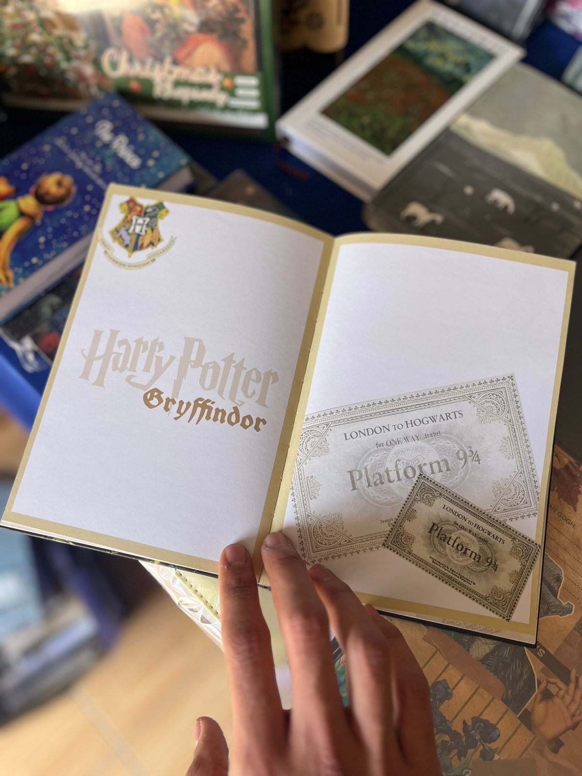 Blue Hogwarts Notebook