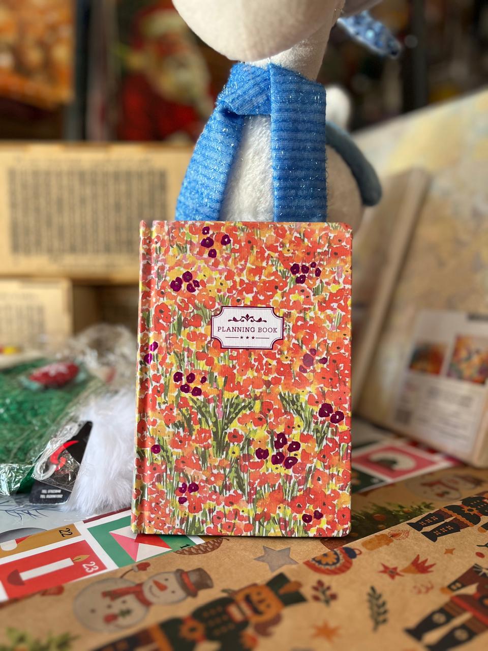 LIBRETA PLANIFICADOR FLORAL