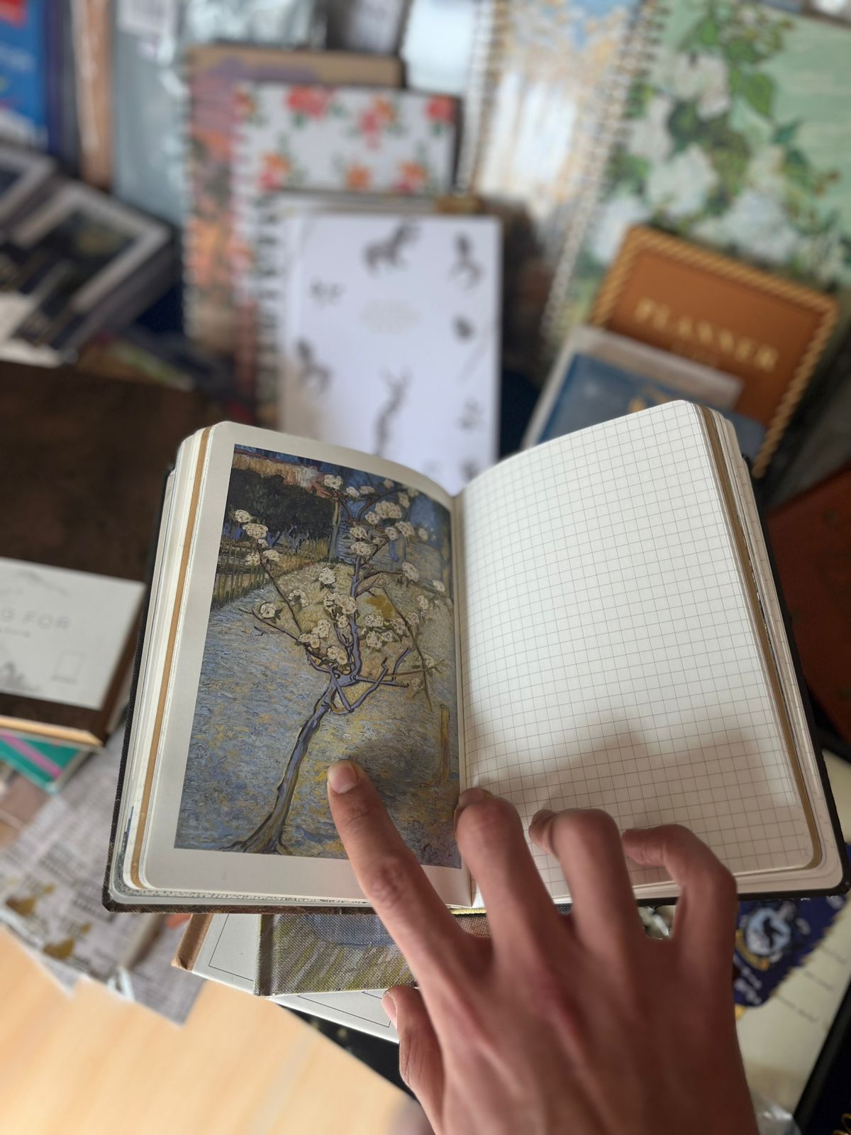 Libreta Tela Van Gogh