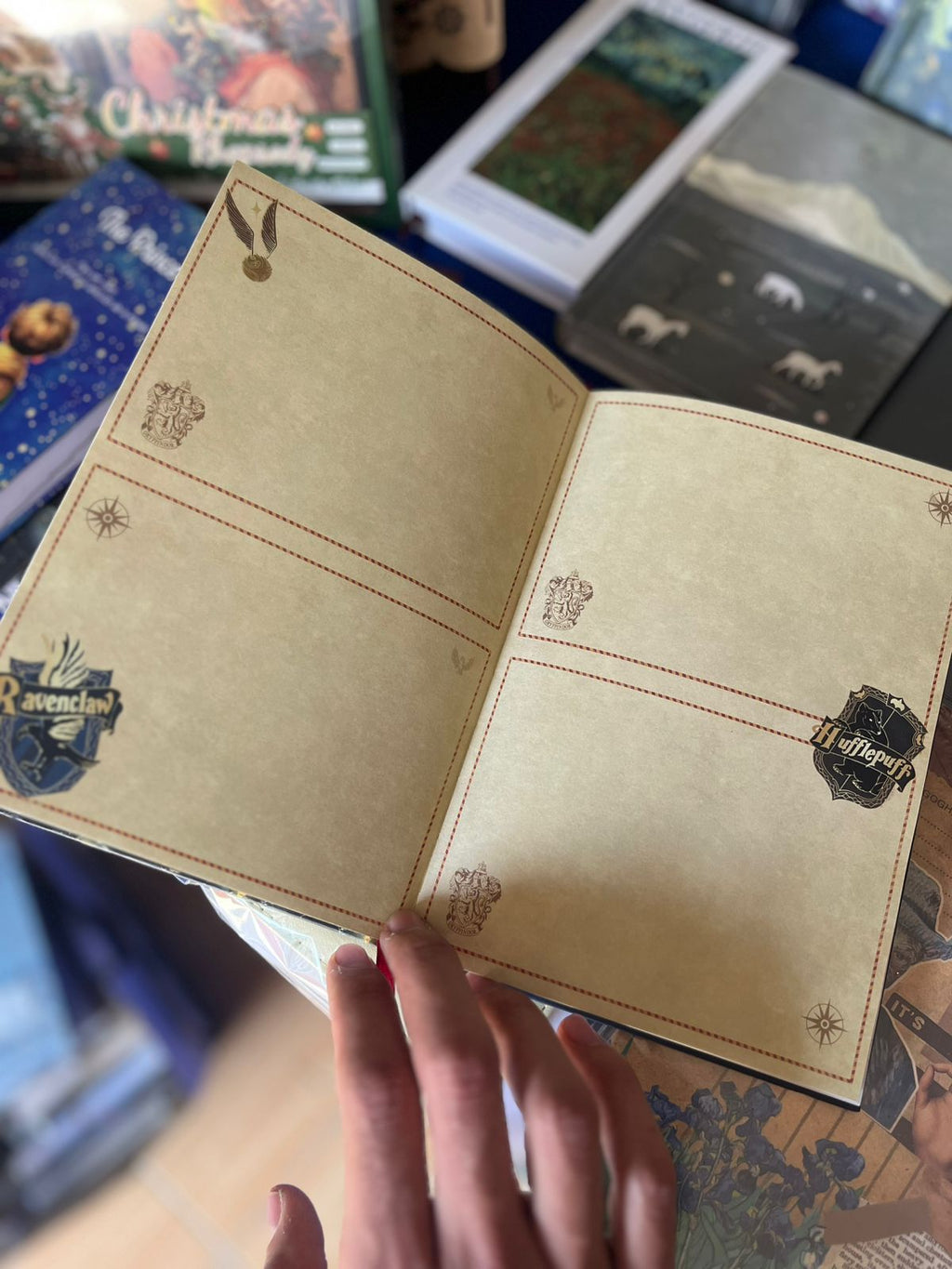 Blue Hogwarts Notebook