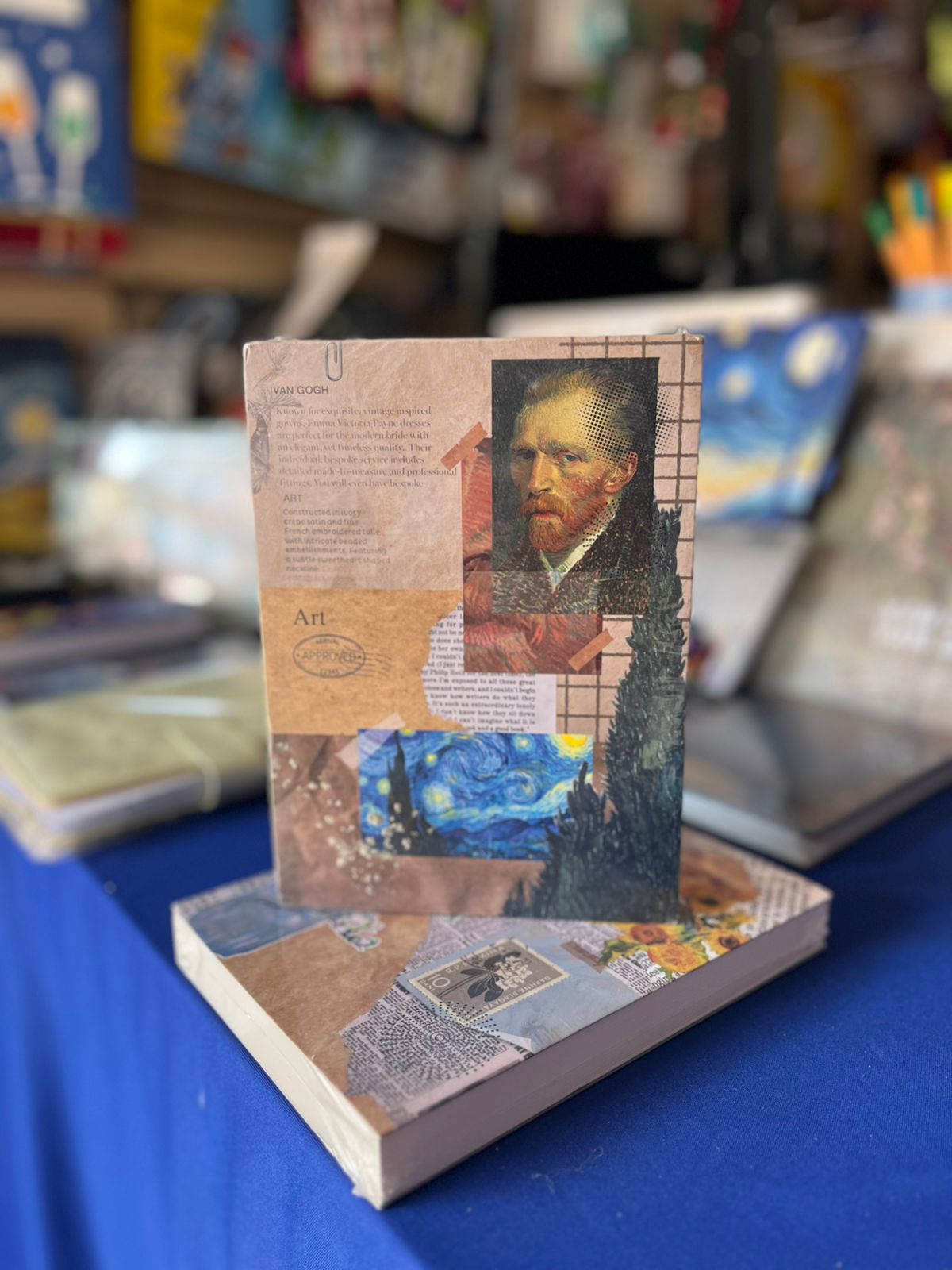Libreta Van Gogh collage
