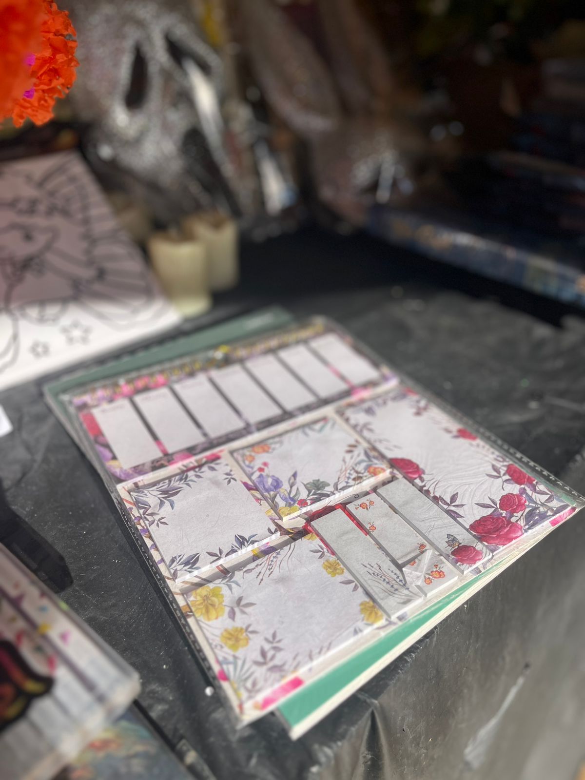 Organizador con Post it