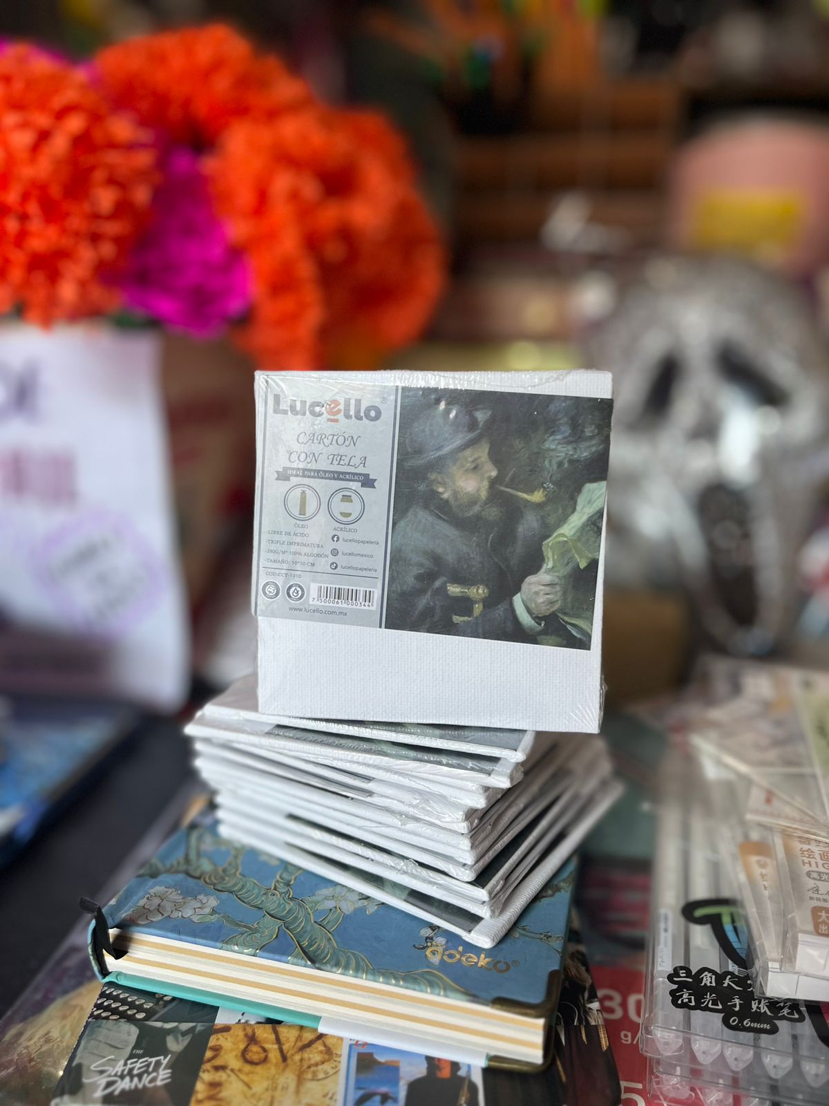 Cartón con tela mini