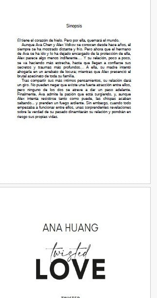 Libro Twisted Love-Ana Huang