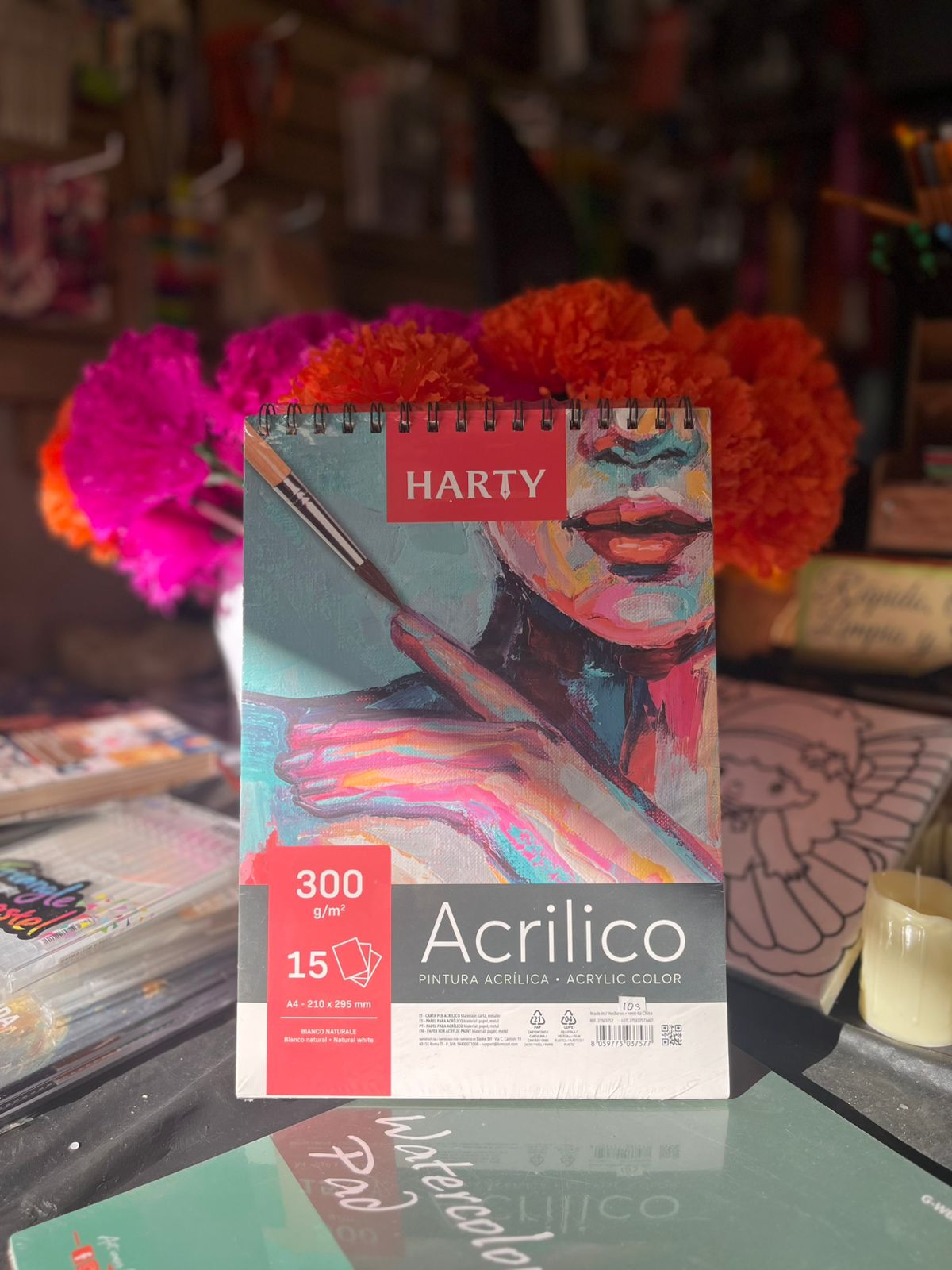Libreta Acrilico 300g