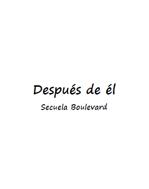 Libro Después de Él - Flor M. Salvador