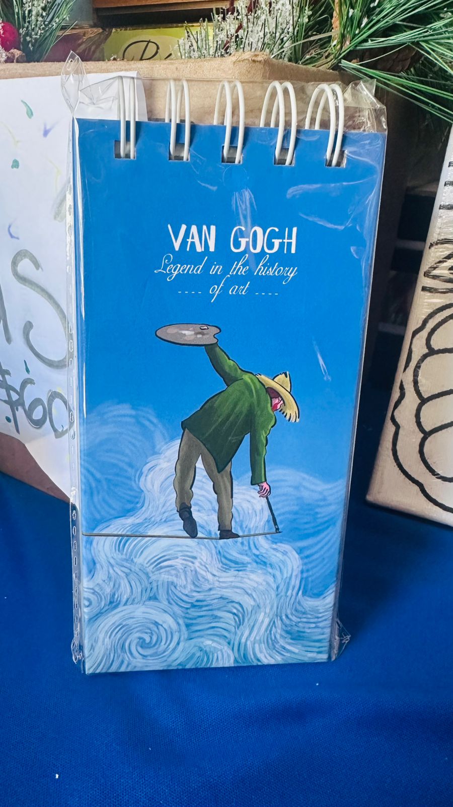 Libreta pequeña rayada Van Gogh