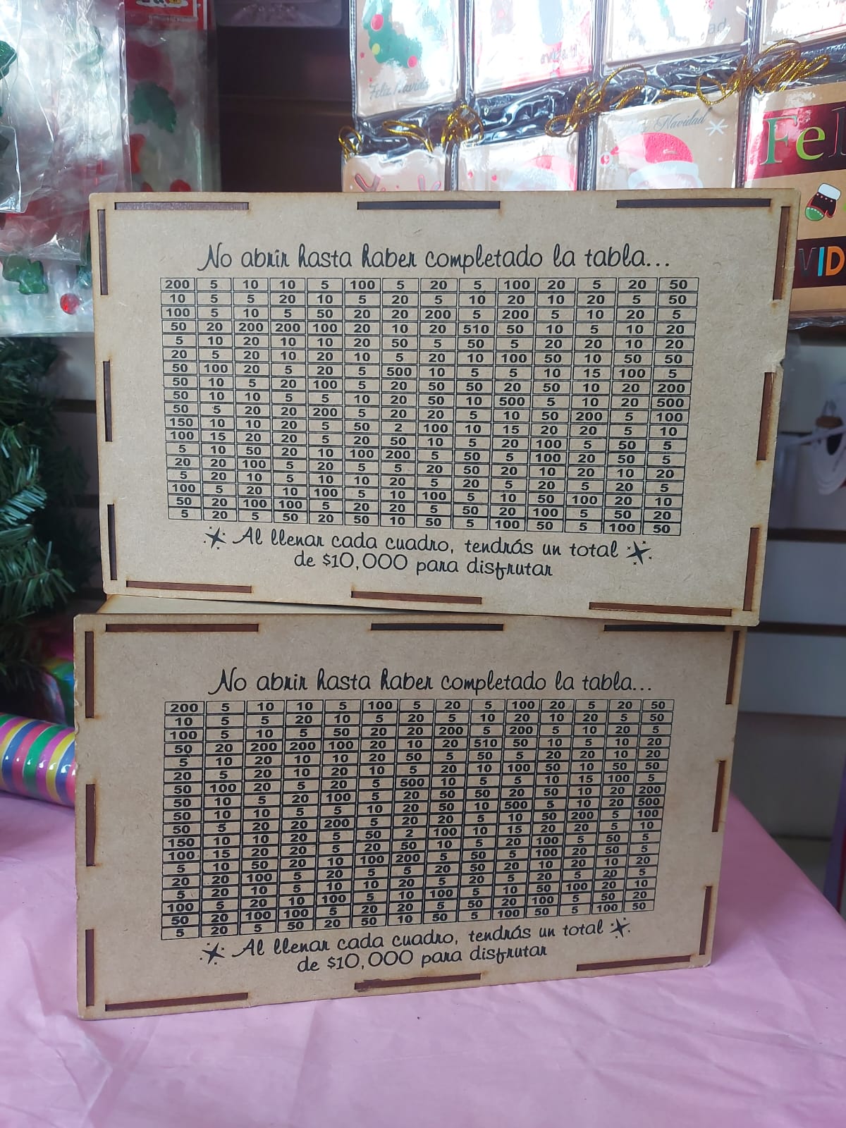 Alcancias 10 K y 25 K