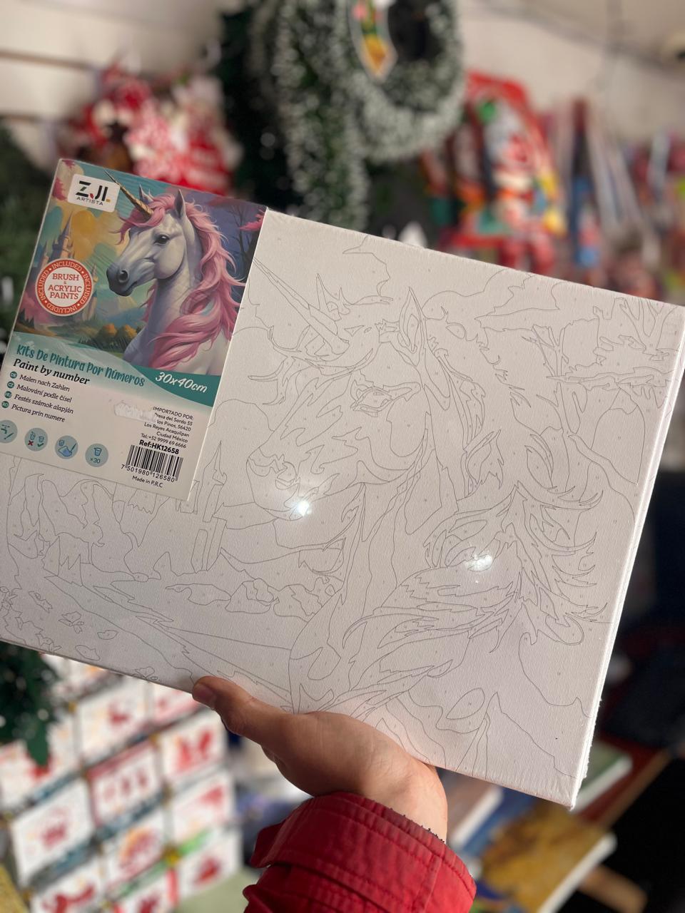 lienzo para pintar por numero sencillo