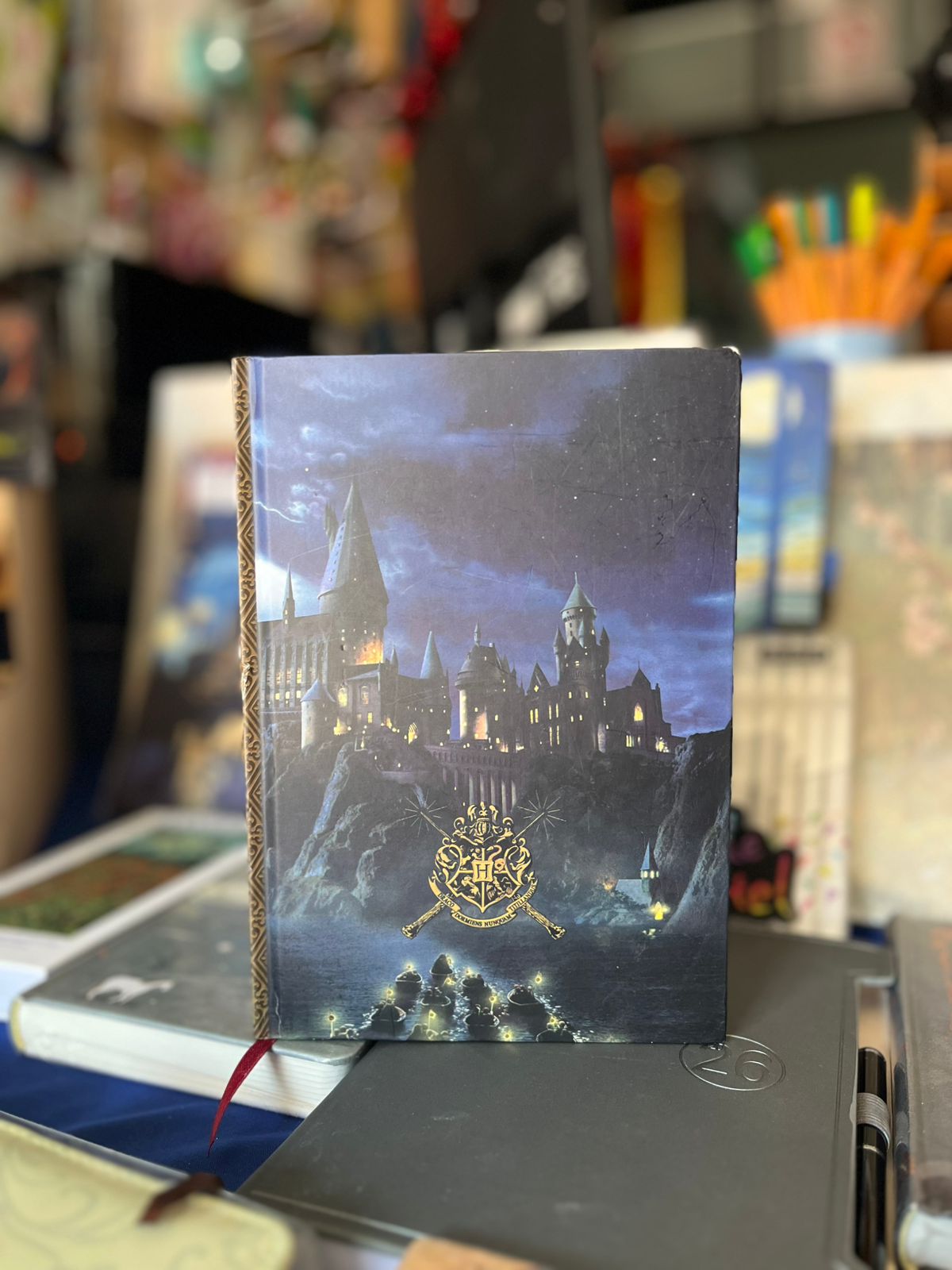 Blue Hogwarts Notebook