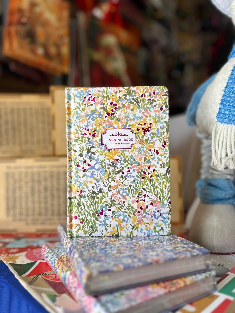 LIBRETA PLANIFICADOR FLORAL