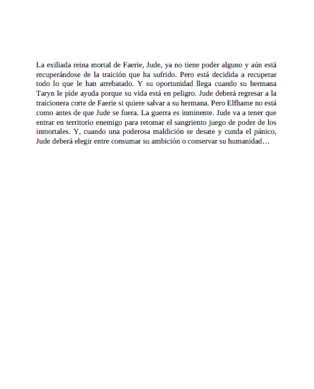Libro La Reina de Nada - Holly Black
